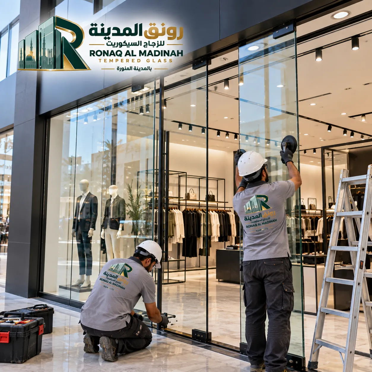 أبواب زجاج أوتوماتيك