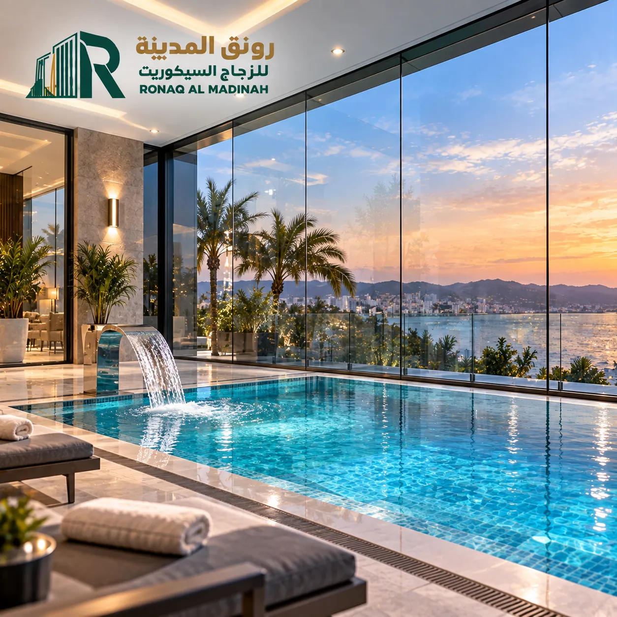 زجاج سيكوريت للمكاتب والمنشآت